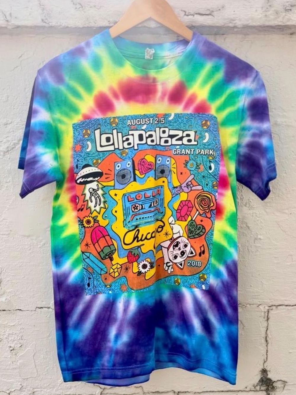 Alstyle Tie-Dye Lollapalooza - Rainbow